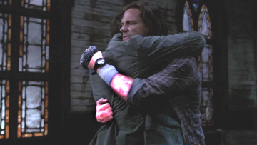 Sam holds on tight. Sam holds on tight.